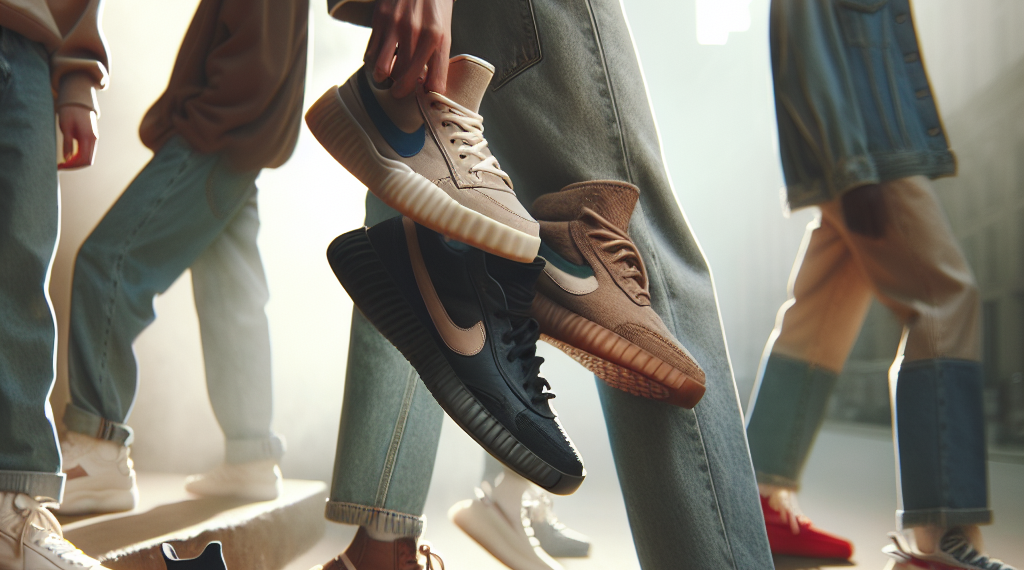 Los tenis más elegantes para llevar a los 40+ con jeans rectos, bootcut y baggy para primavera 2026
