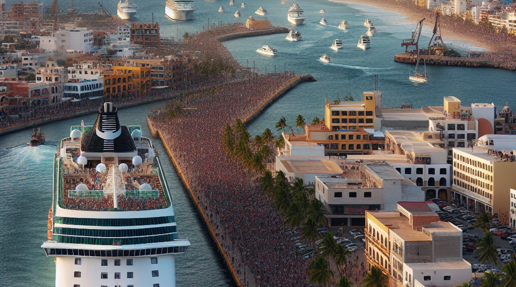 Cruceros en Mazatlán: El puerto recibe a más de 9 mil turistas internacionales