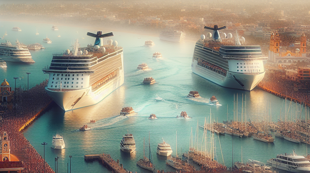 Recibe Mazatlán más de 5 mil turistas navieros tras arribo de cruceros