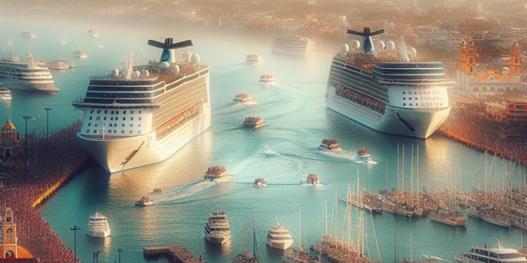 Recibe Mazatlán más de 5 mil turistas navieros tras arribo de cruceros