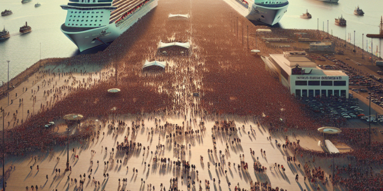 Recibe Mazatlán a más de 5 mil turistas en doble arribo de crucero