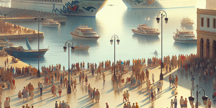 Melilla recibe una escala doble de cruceros y más de 4.000 visitantes