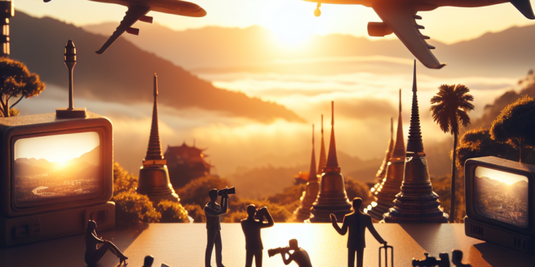 Los turistas acuden en masa al bosque de Ninh Binh para "cazar mariposas" y tomarse fotos con el "gigante" árbol de taro.