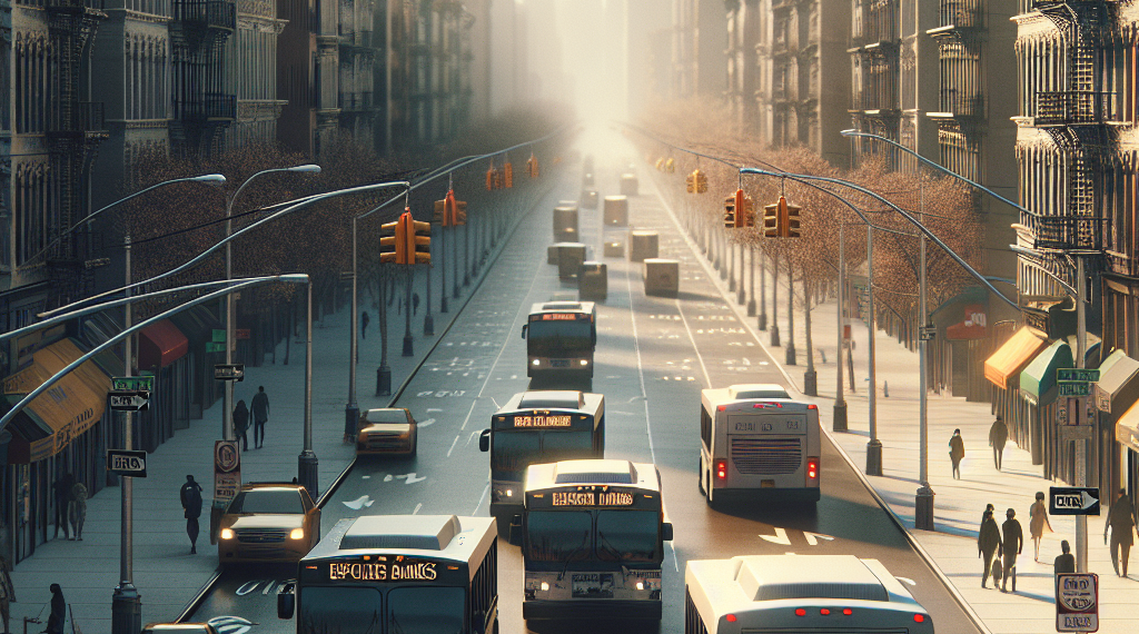 Nueva York impulsa un rediseño de la avenida Flatbush con carriles exclusivos para autobuses que agilizará los viajes