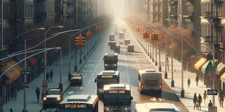 Nueva York impulsa un rediseño de la avenida Flatbush con carriles exclusivos para autobuses que agilizará los viajes
