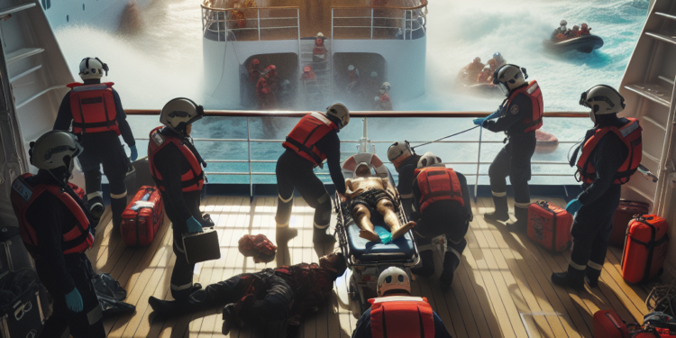 Autoridad Marítima chilena realiza evacuación médica de dos pasajeros del crucero Sylvya Earle