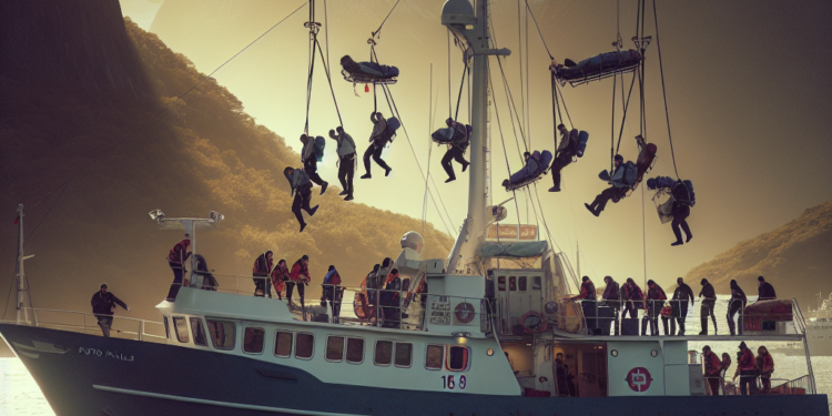 DOS EVACUACIONES MÉDICAS REALIZÓ LA LANCHA “PUERTO NATALES” DESDE CRUCERO EN EL ESTERO DE LAS MONTAÑAS