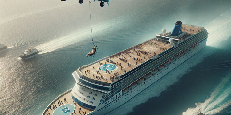 Evacúan en helicóptero a un turista enfermo del crucero 'Spirit of Adventure'