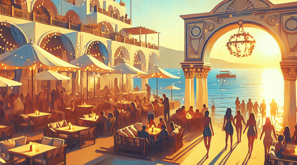 Cruises News Media Group - Royal Caribbean recibe a los primeros invitados al Royal Beach Club Santorini