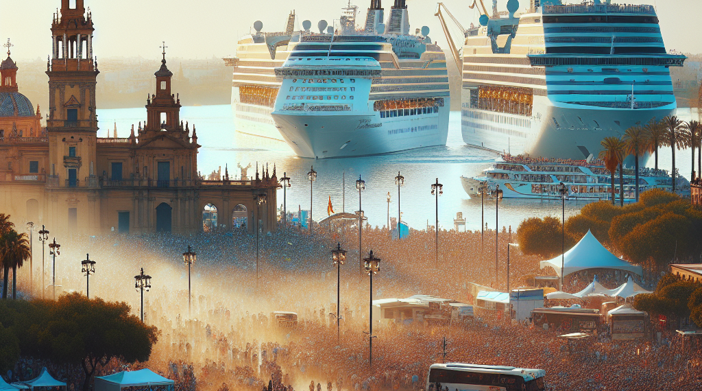 Tres cruceros llegarán a Sevilla en la semana de la Feria de Abril