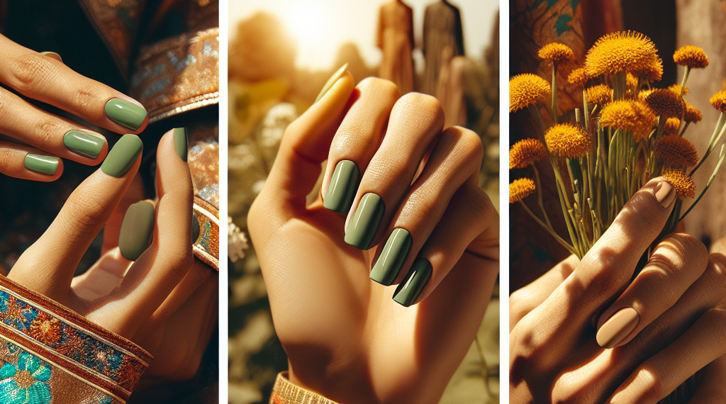 3 ideas de buen gusto para llevar uñas color verde matcha en Primavera-Verano 2026