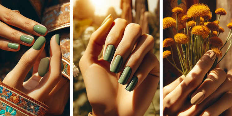 3 ideas de buen gusto para llevar uñas color verde matcha en Primavera-Verano 2026