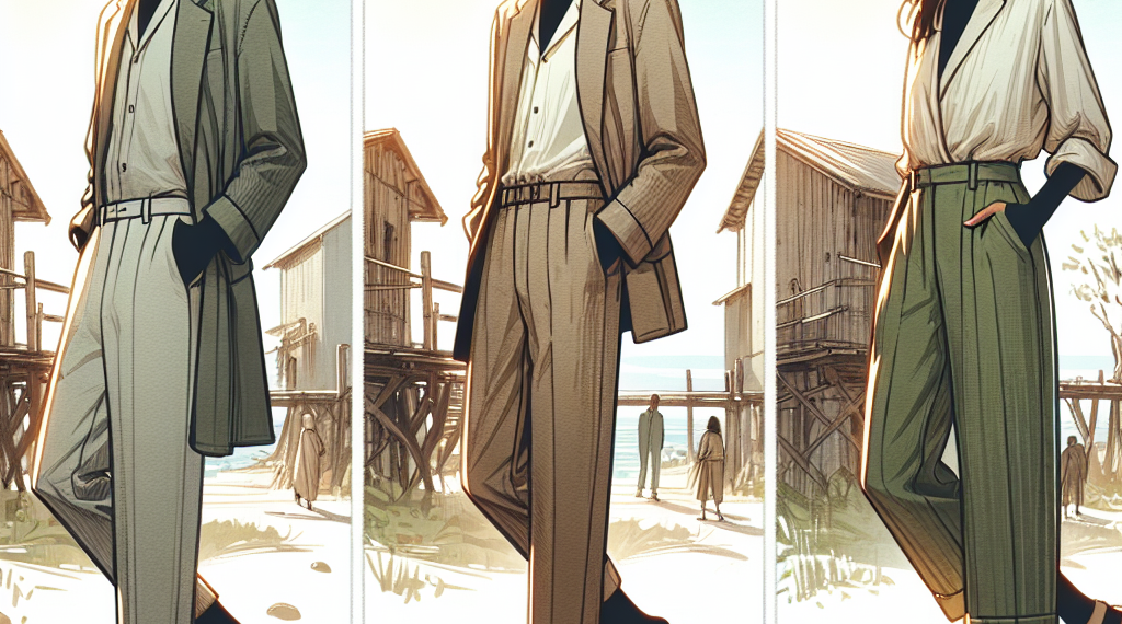 3 ideas de buen gusto para llevar sandalias con pantalones verde oliva en Primavera-Verano 2026