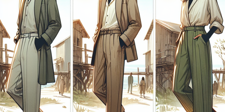 3 ideas de buen gusto para llevar sandalias con pantalones verde oliva en Primavera-Verano 2026