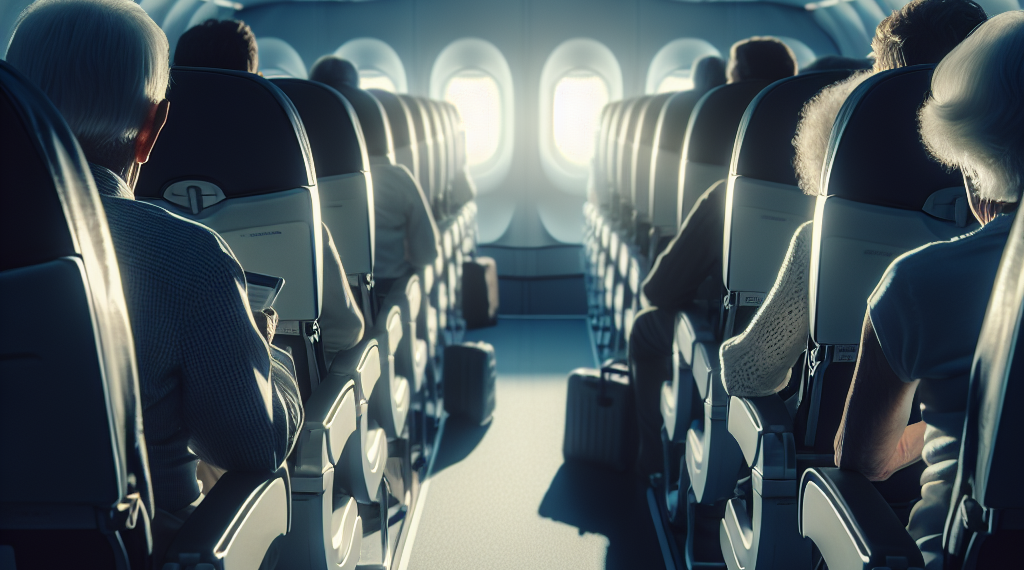 Un estudio asegura que los ancianos deberían viajar separados en el avión por motivos de seguridad