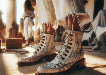 Zapatos trenzados con jeans blancos, el look boho que Beatrice Borromeo aprueba