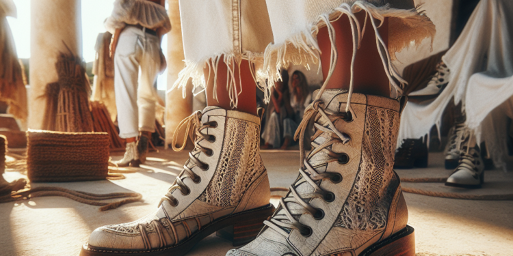 Zapatos trenzados con jeans blancos, el look boho que Beatrice Borromeo aprueba