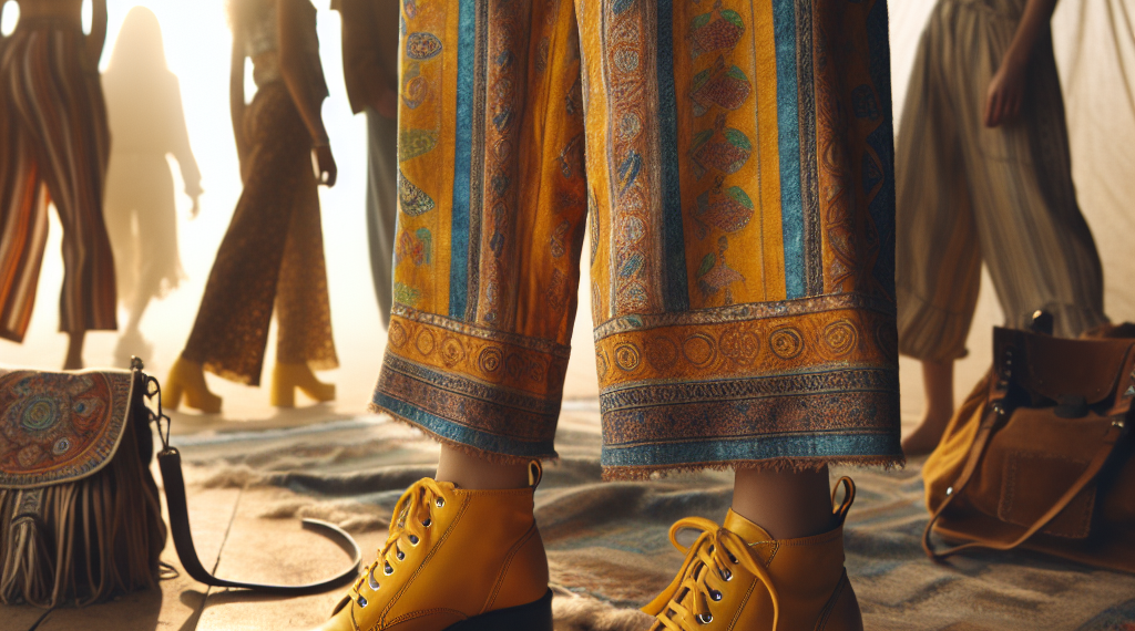 ¿Cómo llevar zapatos amarillos con pantalones boho? Jennifer Lawrence tiene la respuesta