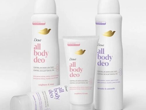 Dove All Body Deo cuenta con ingredientes que ayudan a mantener la piel equilibrada, hidratada y visiblemente saludable.