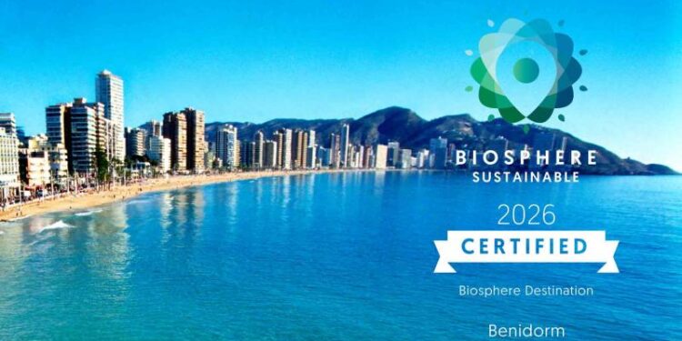 Benidorm logra el sello Biosphere y se consolida como referente en sostenibilidad turística