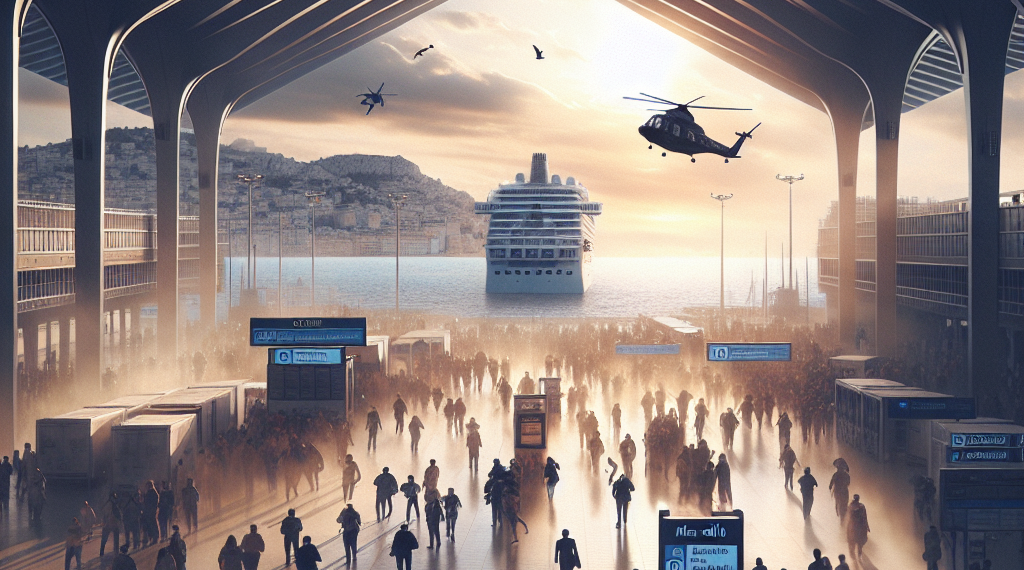 Evacúan terminal de cruceros en Marsella por alerta de seguridad