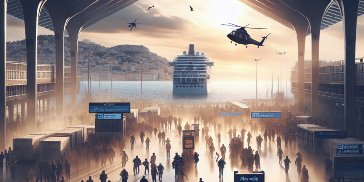 Evacúan terminal de cruceros en Marsella por alerta de seguridad