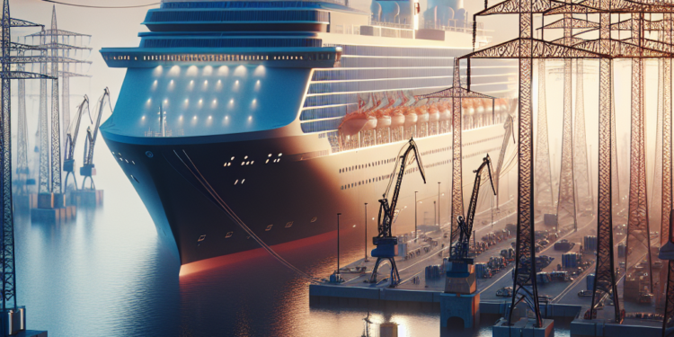Buque de TUI Cruises se conecta a energía en tierra en Cádiz