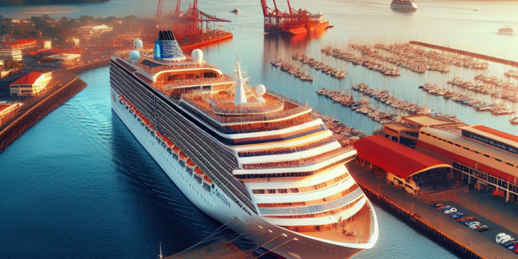 Crucero Volendam arriba al puerto de Acajutla para visitar sitios turísticos en El Salvador