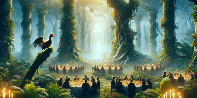 Golden Goose Unveiled The Forest For The Trees by Playlab Inc. with a Whimsical Dinner Party in Venice