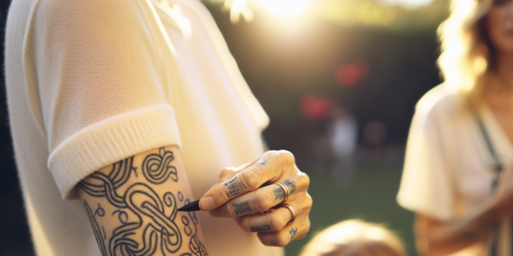 Rihanna’s New Tattoo Was ‘Designed by Her Babies’