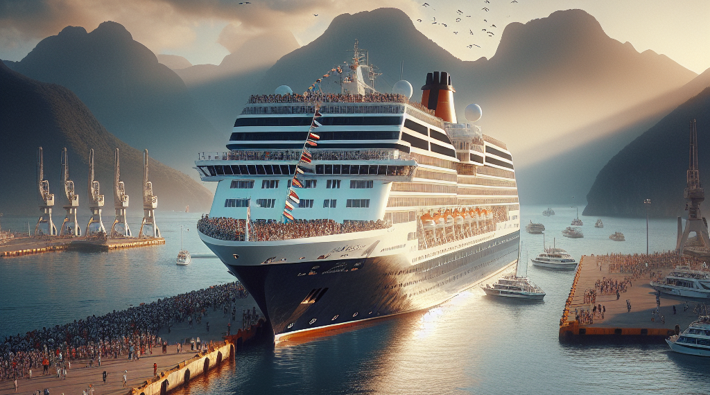 El puerto de Acajutla recibe al Volendam, otro crucero con casi mil turistas