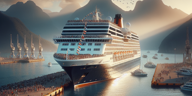 El puerto de Acajutla recibe al Volendam, otro crucero con casi mil turistas