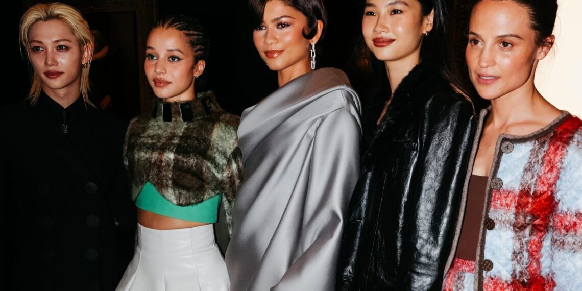 El front row del desfile Crucero 2027 de Louis Vuitton
