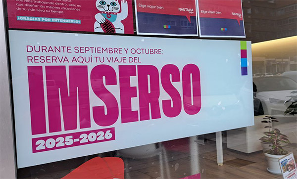 Viajes del Imserso por toda España: las plazas libres desde 18 ciudades