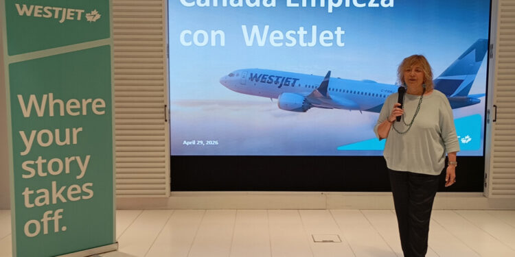 Presentación del vuelo Westjet de Madrid a Canadá a las agencias de viajes españolas