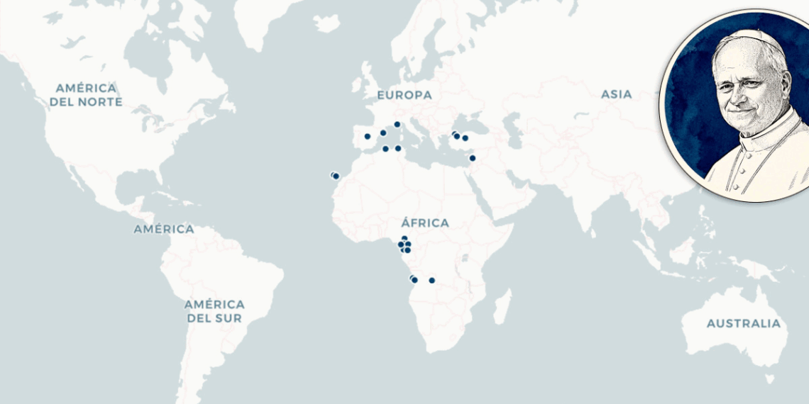 Los viajes de los Papas por el mundo: todos los países y ciudades visitadas desde Pablo VI a León XIV