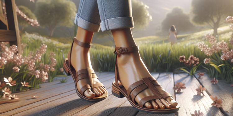 Las sandalias café de Birkenstock que sí son elegantes para lucir con jeans, vestidos y faldas en primavera 2026