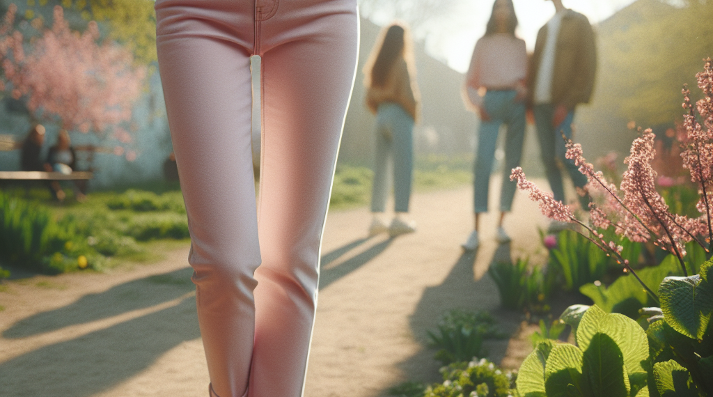 Pale Pink Jeans Are the Spring Denim Trend Everyone’s Loving