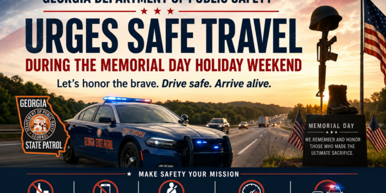 Georgia Troopers Brace for Memorial Day Travel Surge as Summer Driving Season Begins * – Lanier County News