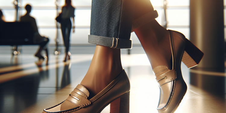 Los mocasines destalonados que las mujeres elegantes de 40+ llevan con jeans rectos