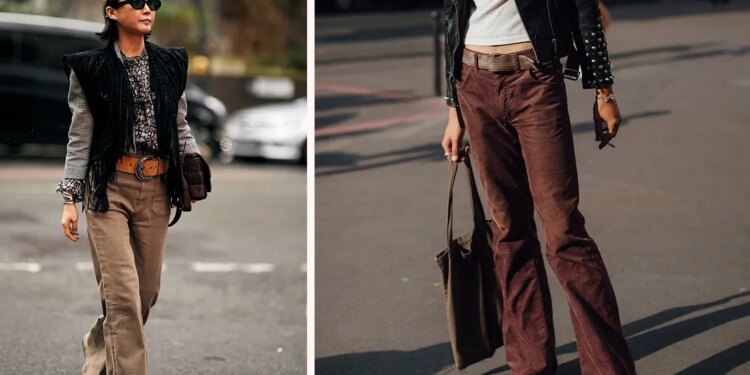 Los jeans color café más bonitos y elegantes para un look fresco con blusas boho en mayo 2026