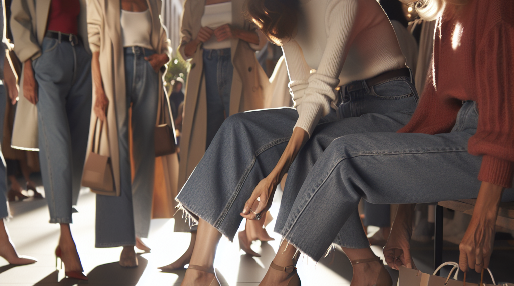 Las mujeres más elegantes llevan estos zapatos planos con jeans rectos a sus 50+ en primavera 2026