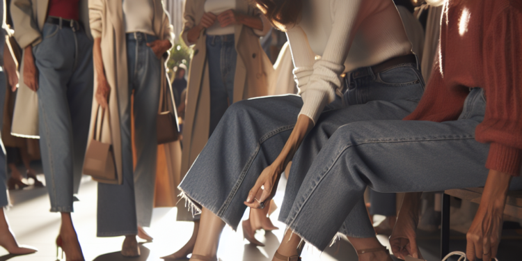 Las mujeres más elegantes llevan estos zapatos planos con jeans rectos a sus 50+ en primavera 2026
