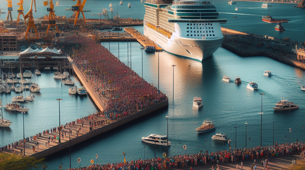 Recibe Mazatlán al crucero “Navigator of the Seas”, primero del mes con más de 3 mil 700 turistas