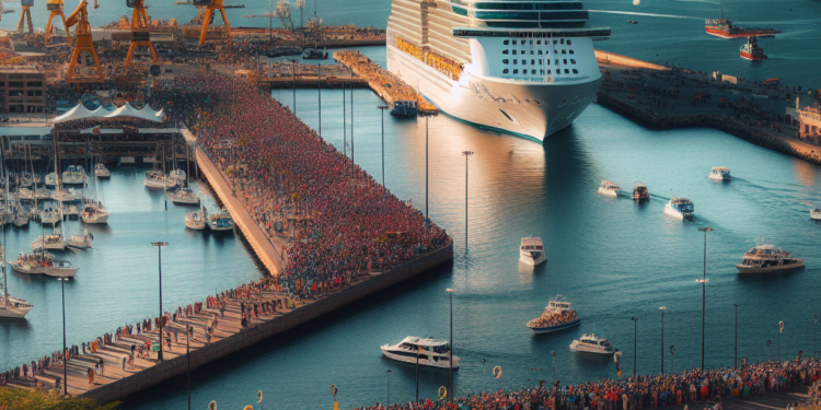 Recibe Mazatlán al crucero “Navigator of the Seas”, primero del mes con más de 3 mil 700 turistas
