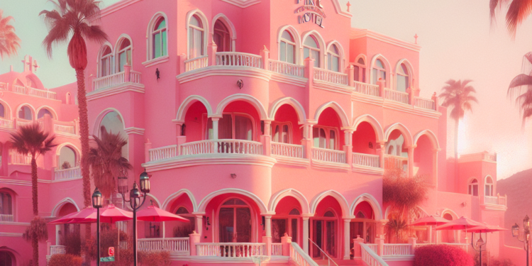 No necesitas volar a España: el hotel rosa más viral tiene “gemelo” en México y está en Baja California Sur