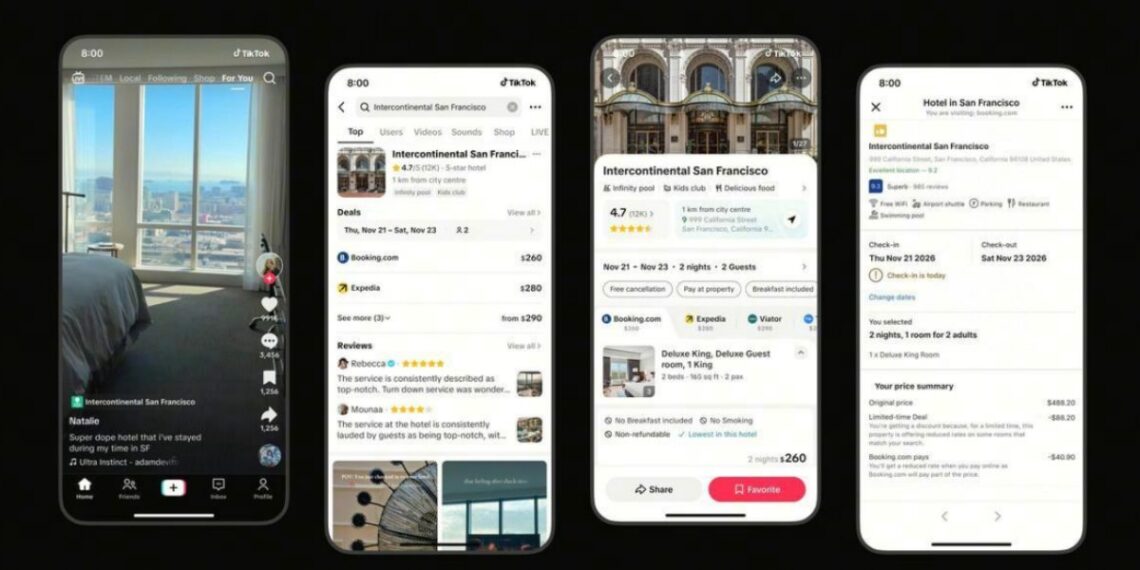No sólo bailes: TikTok lanza TikTok Go en Estados Unidos para reservar hoteles y experiencias desde la app