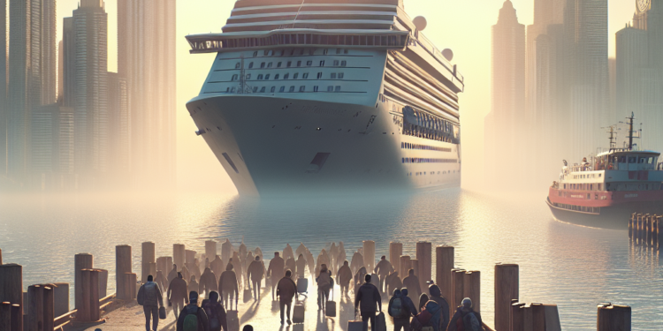 Treinta pasajeros del crucero afectado por hantavirus abandonaron el barco el 24 de abril en Santa Elena