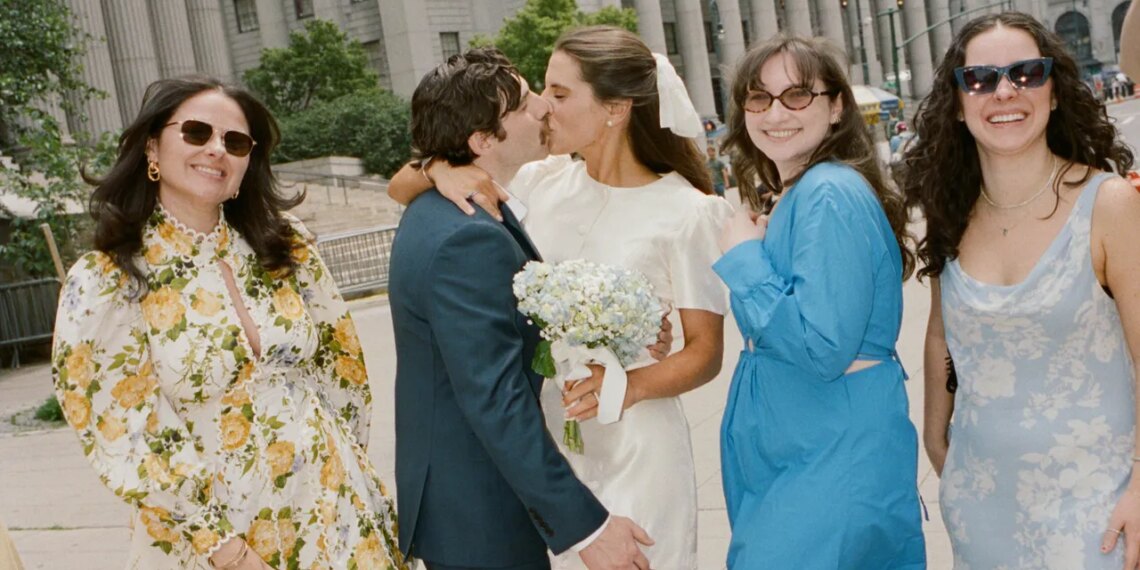 5 Ways to Style a Short Wedding Dress, According to Your Venue