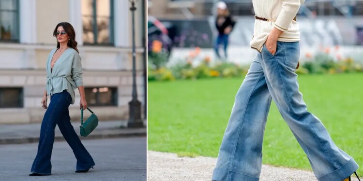 7 jeans acampanados de buen gusto para llevar con zapatos de tacón elegantes en junio 2026